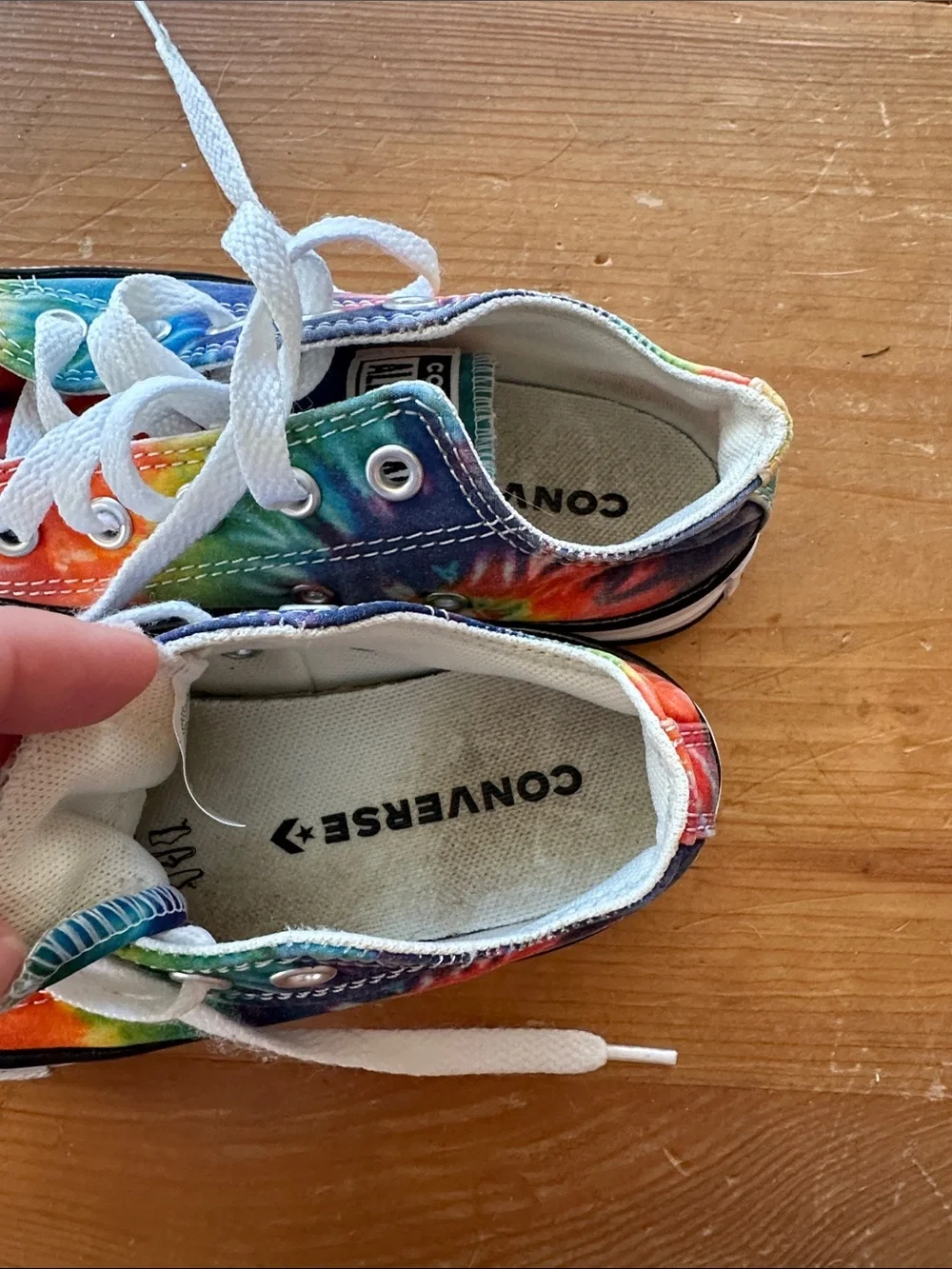 Converse Kids Tie-Dye Low Top All Star Sneakers - Rainbow